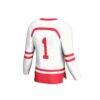 Boston University GameDay Greats Youth Lightweight Collegiate Men's Hockey Fashion Jersey - White - Detail View