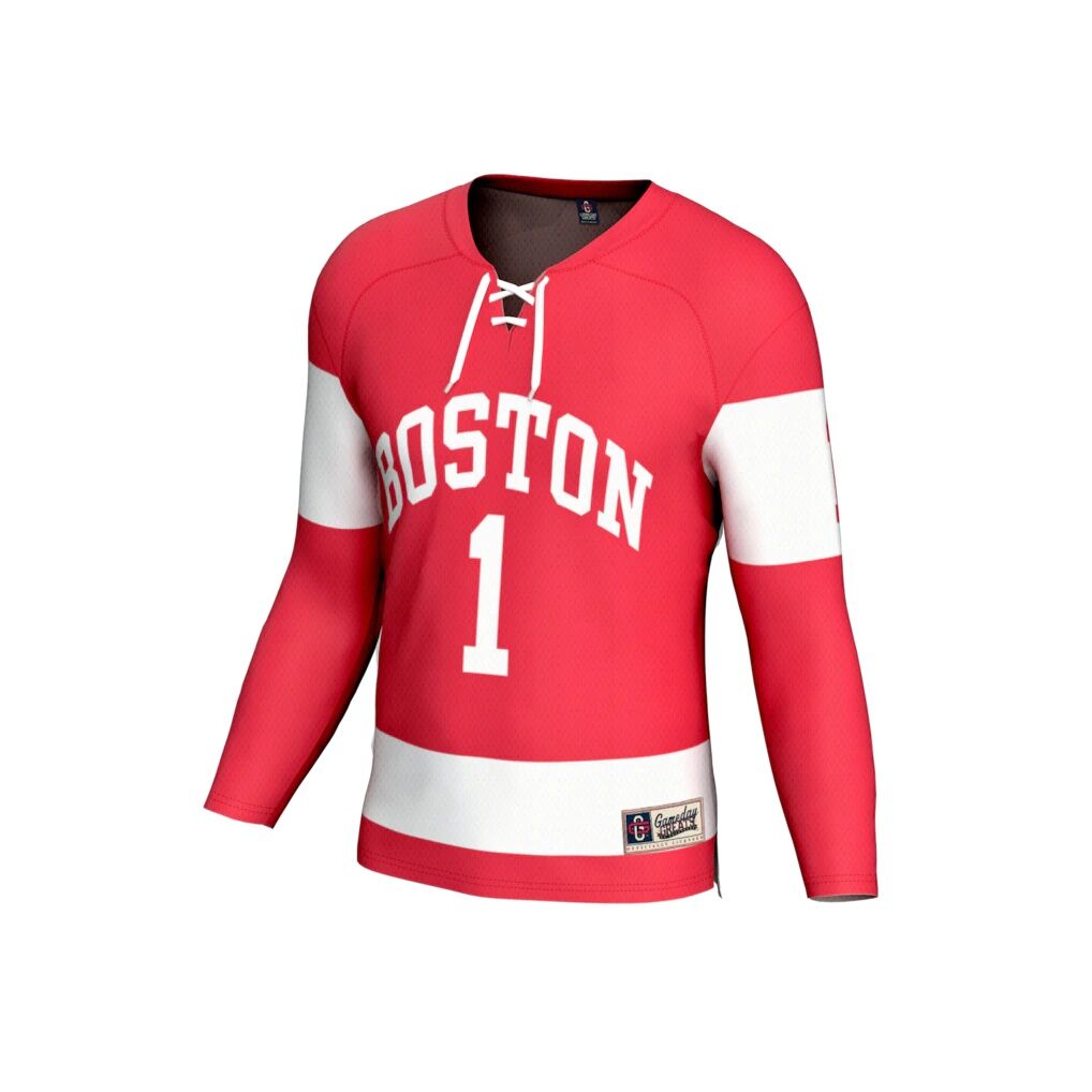 Boston University GameDay Greats Unisex Lightweight Collegiate Women's Hockey Fashion Jersey - Scarlet