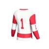Boston University GameDay Greats Youth Lightweight Collegiate Women's Hockey Fashion Jersey - White - Detail View