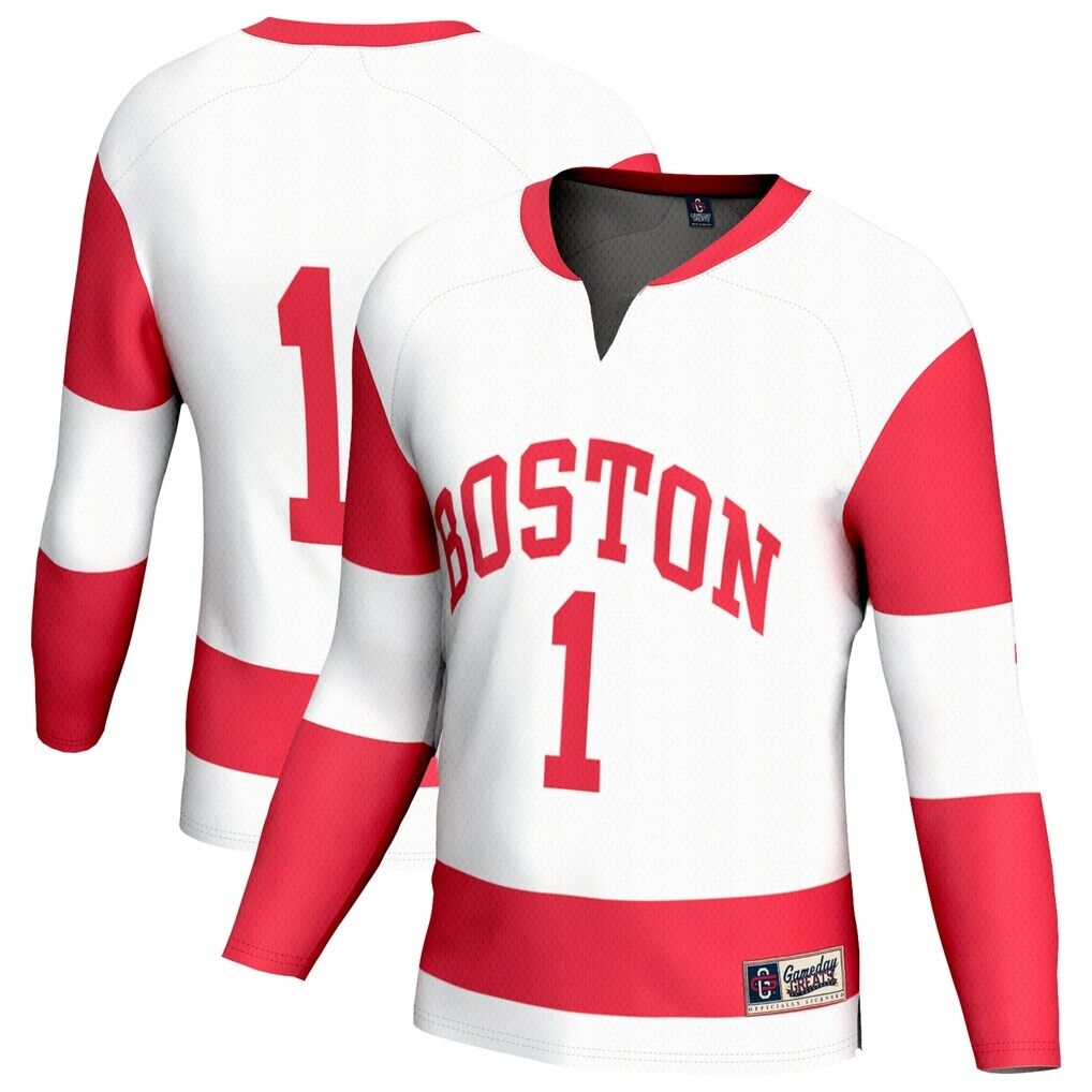 Boston University GameDay Greats Youth Lightweight Collegiate Women's Hockey Fashion Jersey