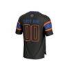 Boise State Broncos GameDay Greats Unisex NIL Pick-A-Player Lightweight Collegiate Football Fashion Jersey - Black - Detail View