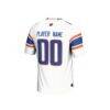 Boise State Broncos GameDay Greats Youth NIL Pick-A-Player Lightweight Collegiate Football Fashion Jersey - White - Detail View