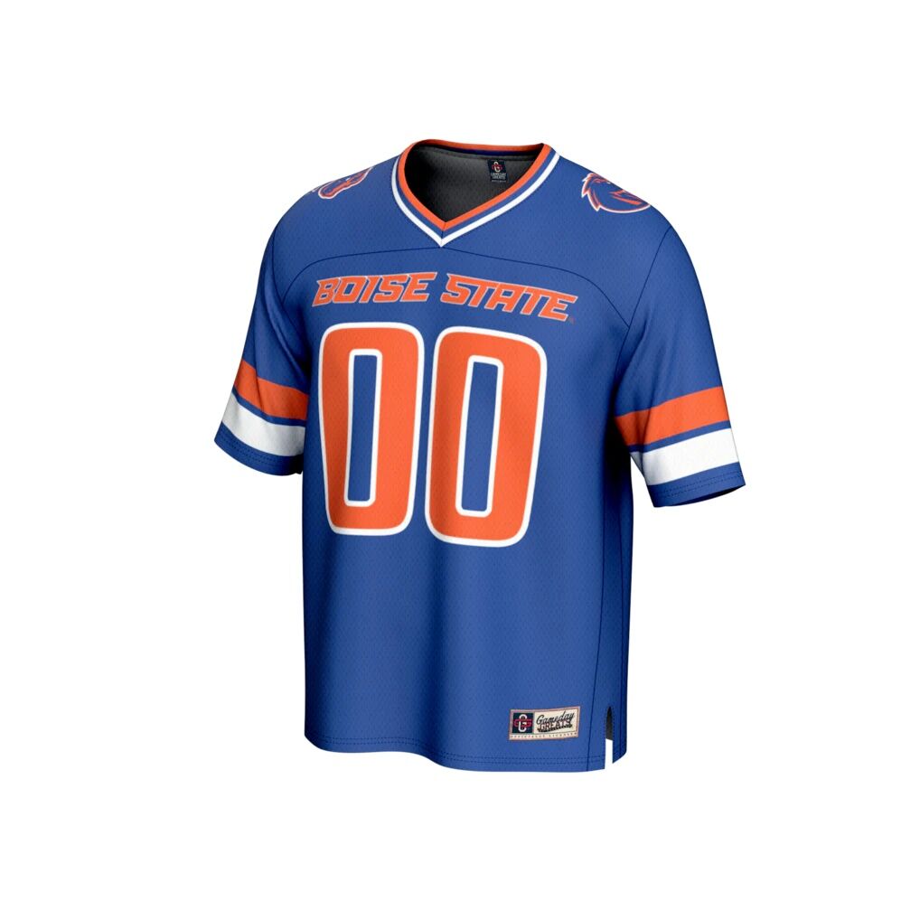 Boise State Broncos GameDay Greats Unisex NIL Pick-A-Player Lightweight Collegiate Football Fashion Jersey - Royal