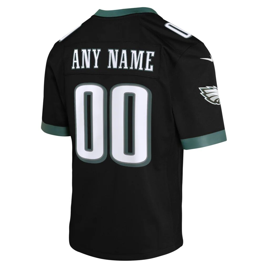Philadelphia Eagles Nike Youth Alternate Custom Game Jersey