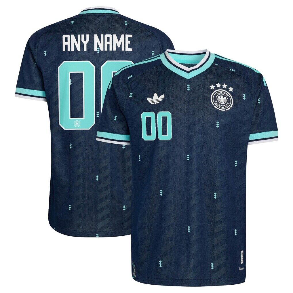 Germany National Team adidas 2026 Away On-Field Authentic Custom Jersey