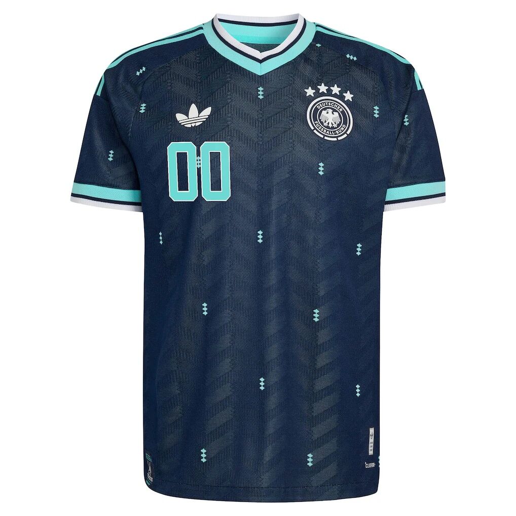 Germany National Team adidas 2026 Away On-Field Authentic Custom Jersey