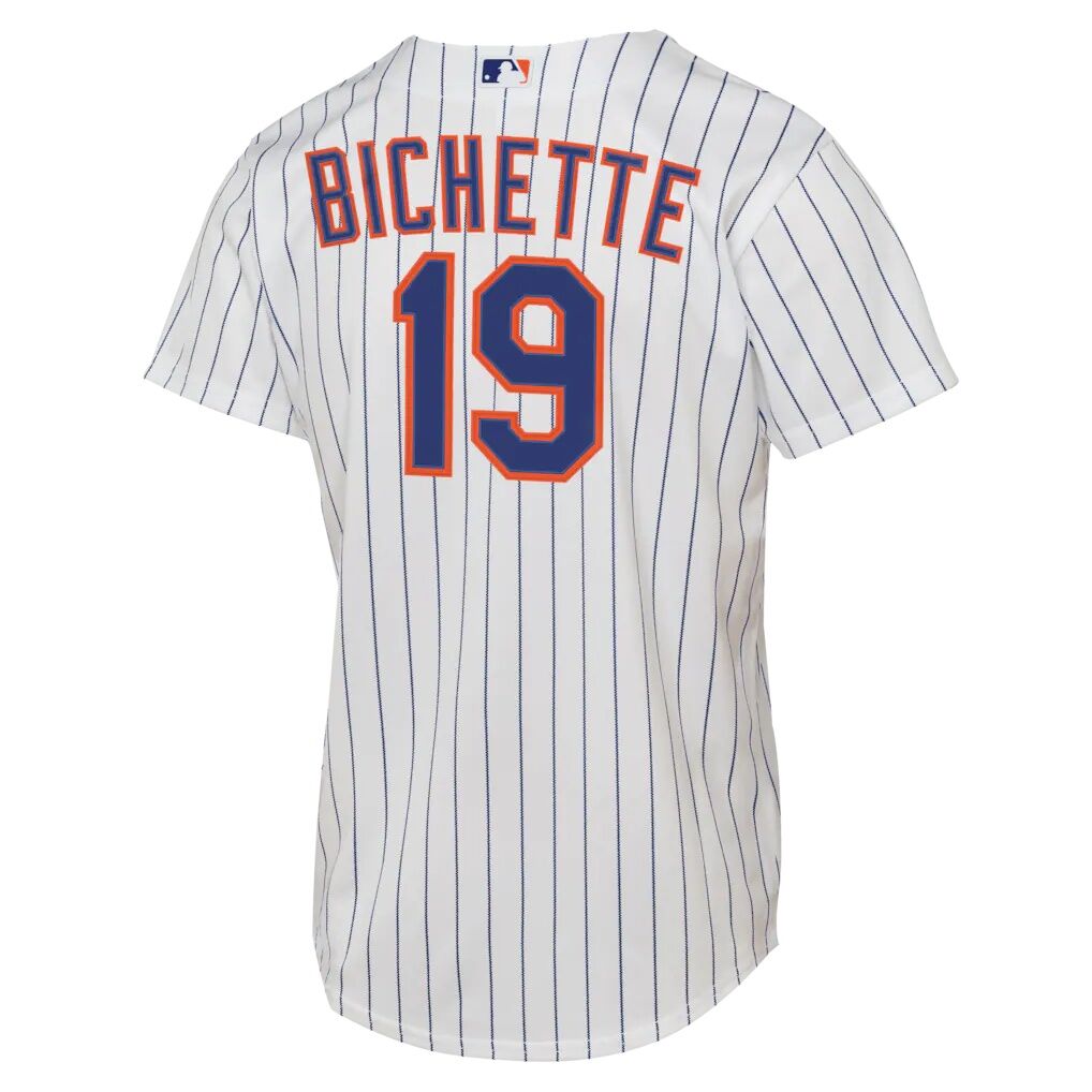 Bo Bichette New York Mets Nike Youth Home Baseline Jersey