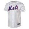 Bo Bichette New York Mets Nike Youth Home Baseline Jersey - White - Side View