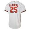 Pete Alonso Baltimore Orioles Nike Youth Home Baseline Jersey - White - Detail View