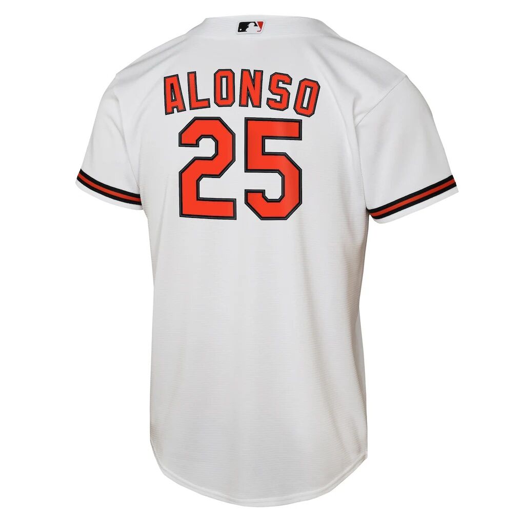 Pete Alonso Baltimore Orioles Nike Youth Home Baseline Jersey