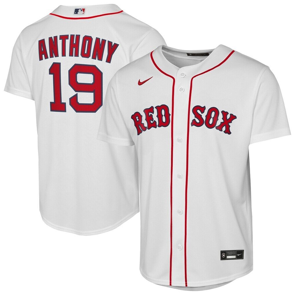 Roman Anthony Boston Red Sox Nike Youth Home Baseline Jersey