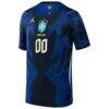 Brazil National Team Jordan Brand Youth 2026 Away Stadium Replica Custom Jersey - Blue - Side View