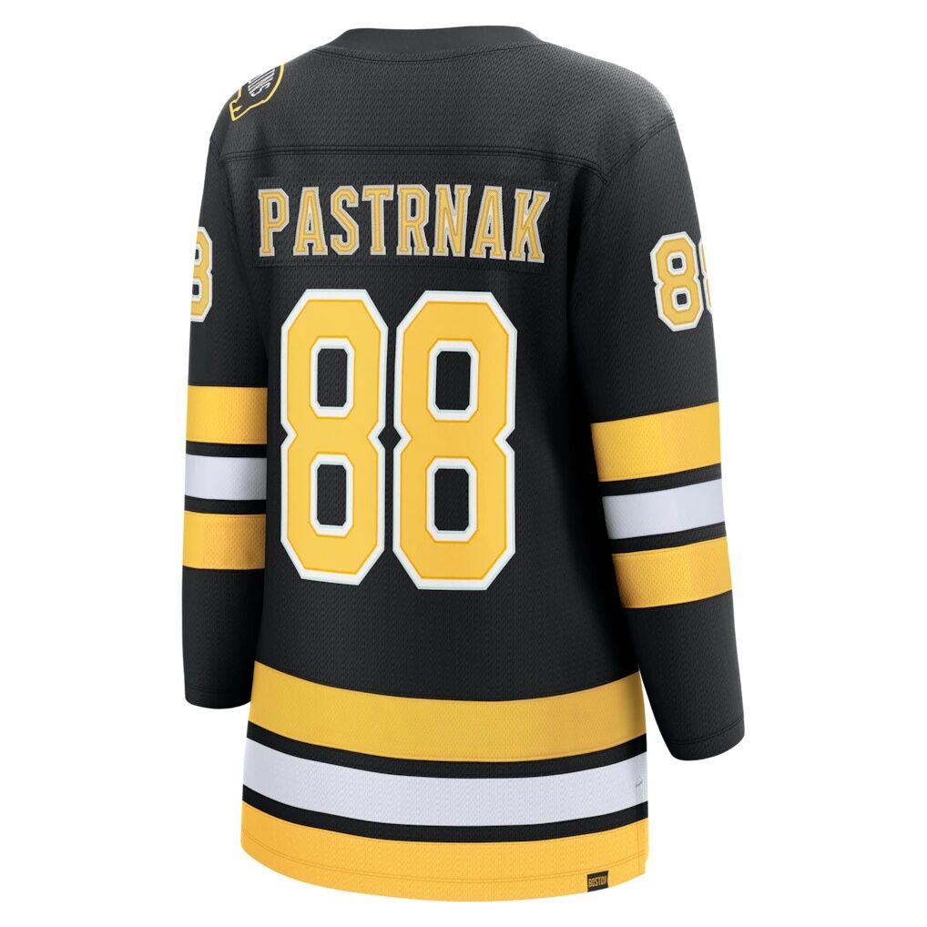 David Pastrnak Boston Bruins Fashion7 Women's Home Breakaway Jersey