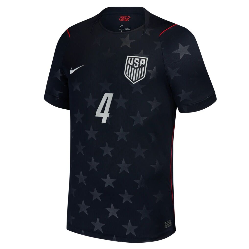 Tyler Adams USMNT Nike 2026 Away Stadium Replica Jersey