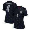 Tyler Adams USMNT Nike Women's 2026 Away Stadium Replica Jersey - Blue - Front View