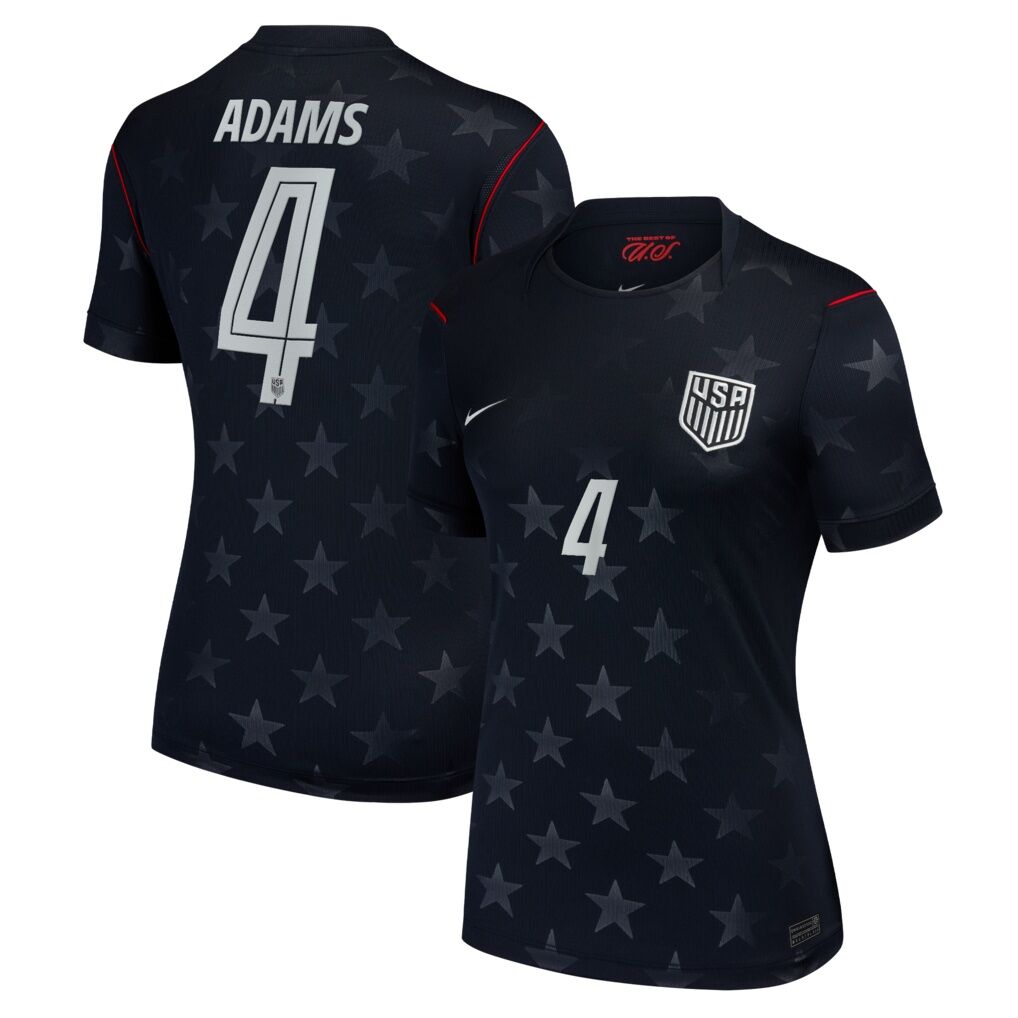 Tyler Adams USMNT Nike Women's 2026 Away Stadium Replica Jersey