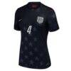 Tyler Adams USMNT Nike Women's 2026 Away Stadium Replica Jersey - Blue - Side View