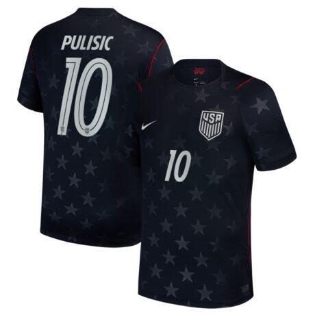 Christian Pulisic USMNT Nike 2026 Away Stadium Replica Jersey - Blue - Front View