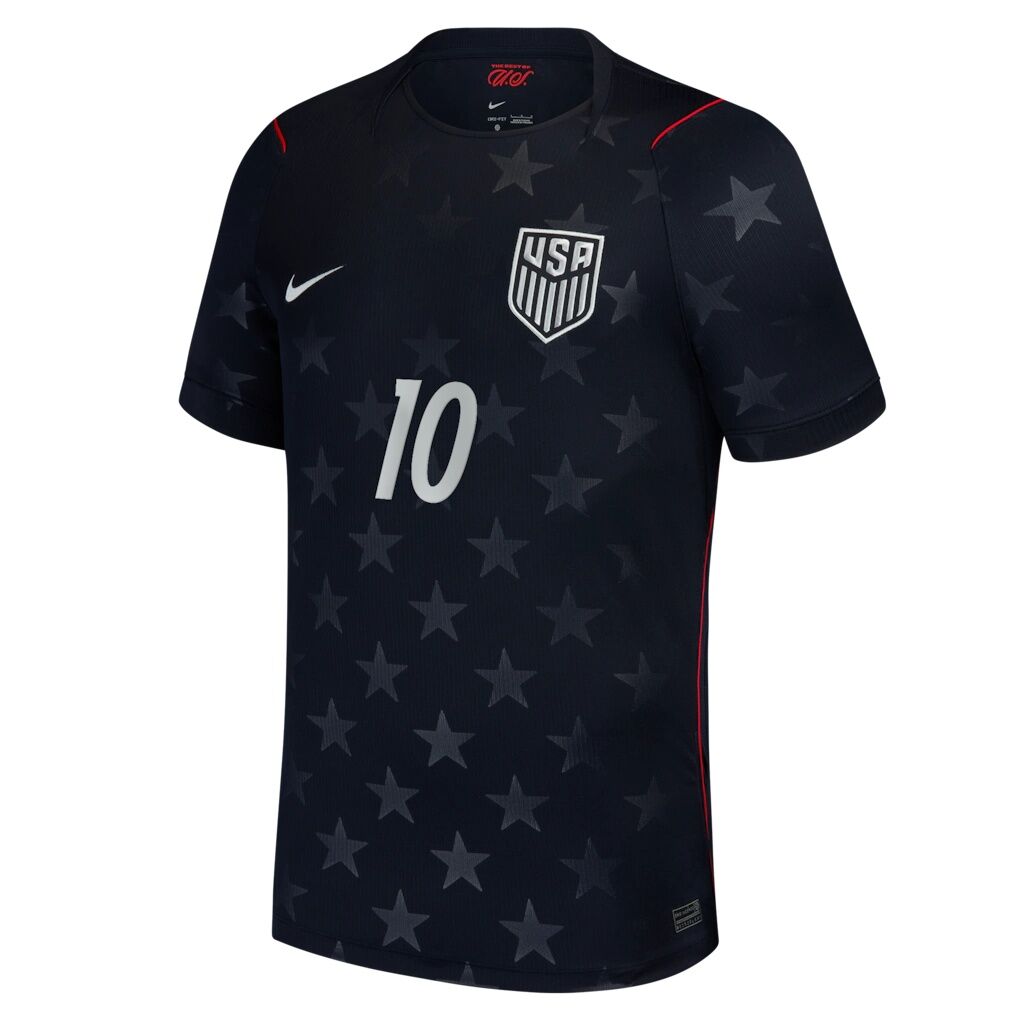 Christian Pulisic USMNT Nike 2026 Away Stadium Replica Jersey