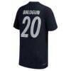 Folarin Balogun USMNT Nike Youth 2026 Away Match Authentic Jersey - Blue - Detail View