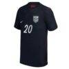 Folarin Balogun USMNT Nike Youth 2026 Away Match Authentic Jersey - Blue - Side View