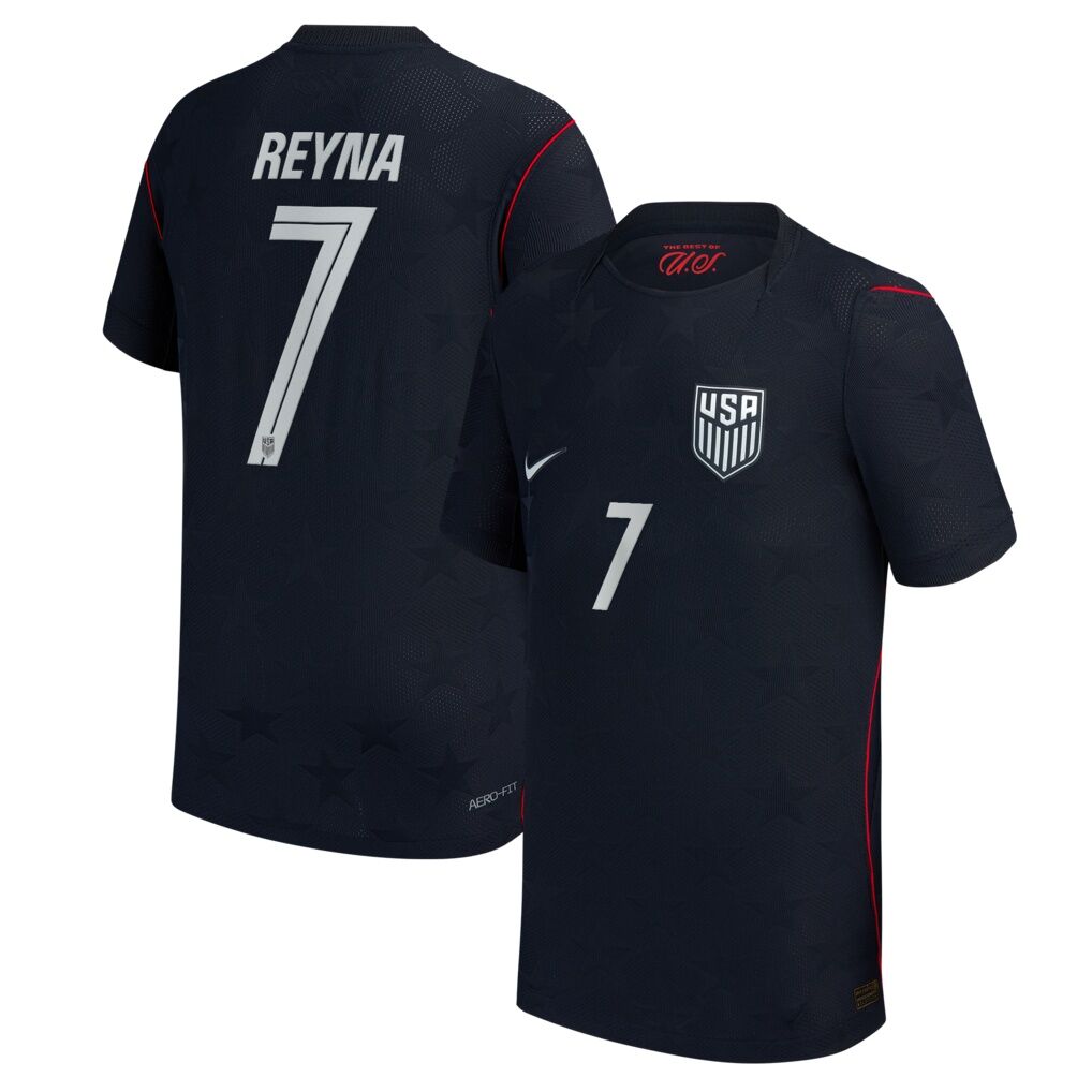 Giovanni Reyna USMNT Nike Youth 2026 Away Match Authentic Jersey
