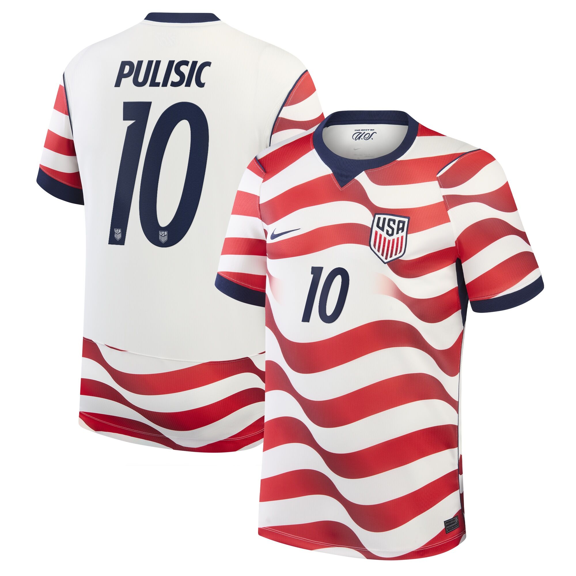 Christian Pulisic USMNT Nike 2026 Home Stadium Replica Jersey