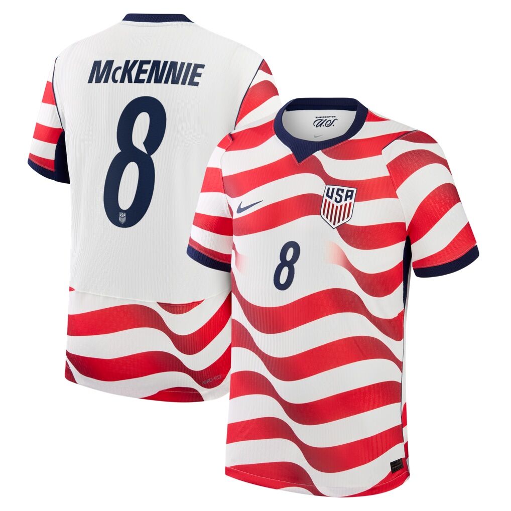 Weston McKennie USMNT Nike 2026 Home Match Authentic Jersey