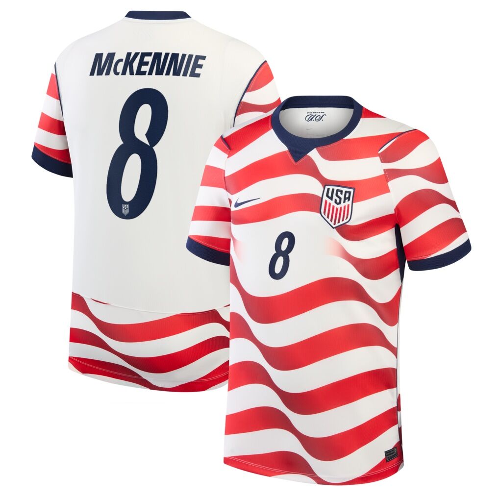 Weston McKennie USMNT Nike 2026 Home Stadium Replica Jersey