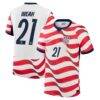 Timothy Weah USMNT Nike 2026 Home Match Authentic Jersey - White - Front View