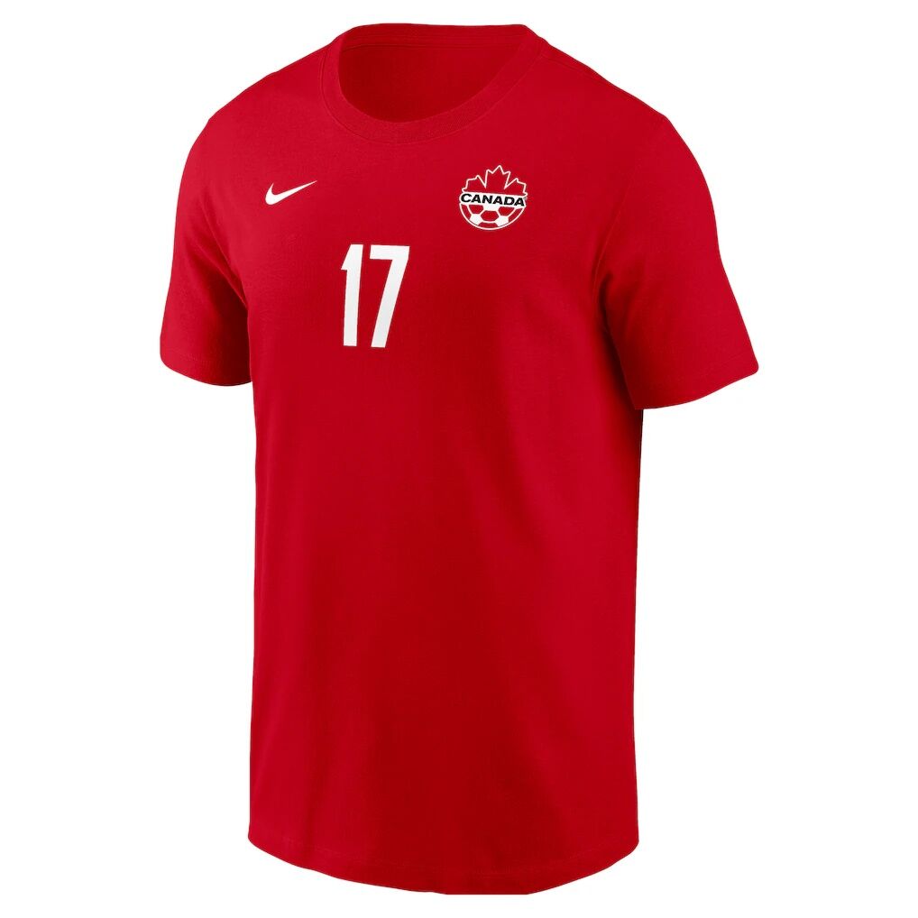 Tajon Buchanan Canada Soccer Nike Home Name & Number T-Shirt