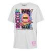 Houston Rockets Mitchell & Ness Youth Neon Court Shock T-Shirt - White - Front View