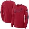 Houston Texans Fashion7 Big & Tall Checkdown Pass T-Shirt - Red - Front View