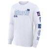 New York Giants Fashion7 Big & Tall Checkdown Pass T-Shirt - White - Side View