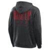 Atlanta Falcons Fashion7 Big & Tall Relaxed Intense Rivalry Washed Hoodie - Black - Detail View