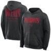 New England Patriots Fashion7 Big & Tall Relaxed Intense Rivalry Washed Hoodie - Black - Front View