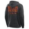 Denver Broncos Fashion7 Big & Tall Relaxed Intense Rivalry Washed Hoodie - Black - Detail View