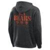 Chicago Bears Fashion7 Big & Tall Relaxed Intense Rivalry Washed Hoodie - Black - Detail View