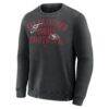 San Francisco 49ers Fashion7 Big & Tall Relaxed Halftime Lead Washed Sweatshirt - Black - Front View