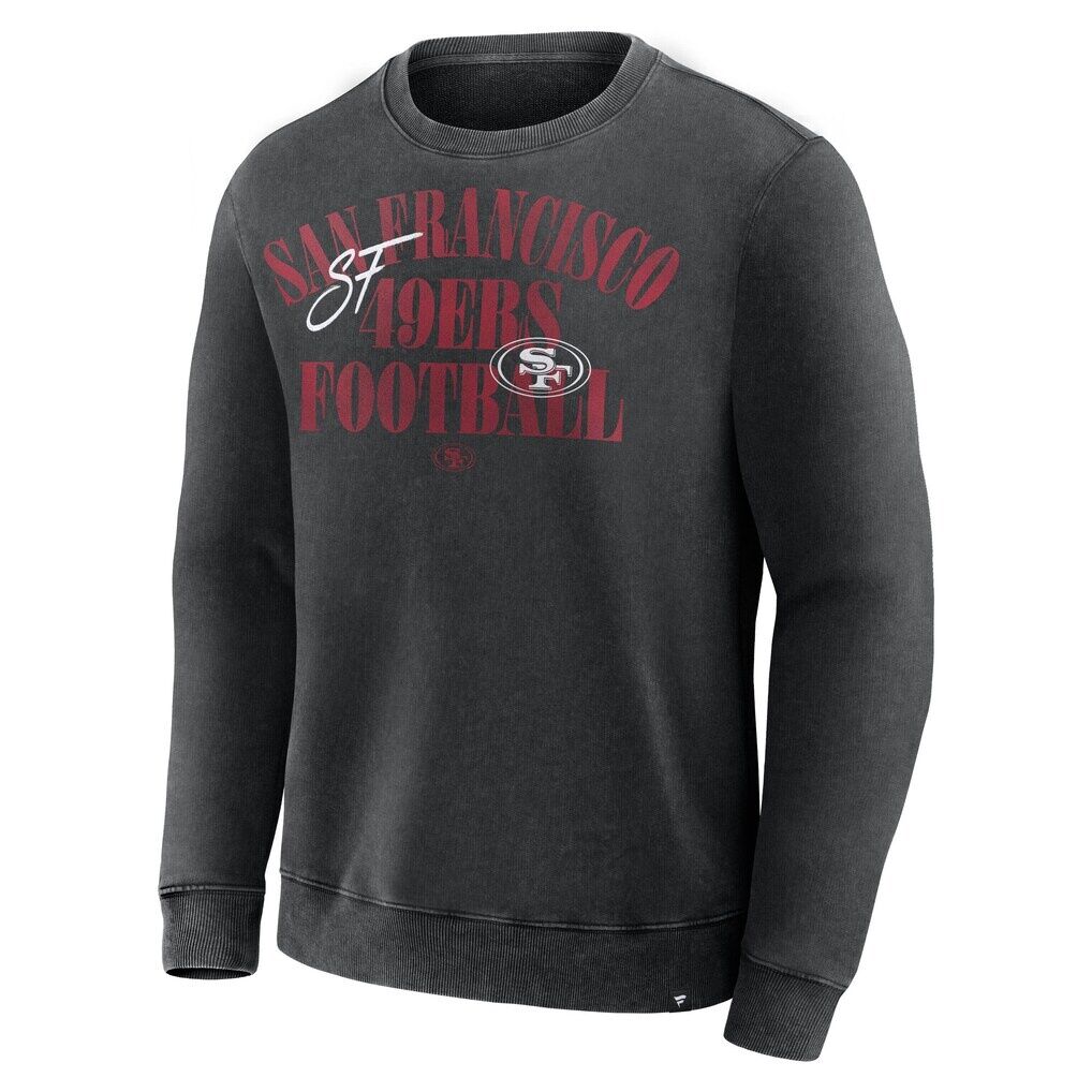 San Francisco 49ers Fashion7 Big & Tall Relaxed Halftime Lead Washed Sweatshirt