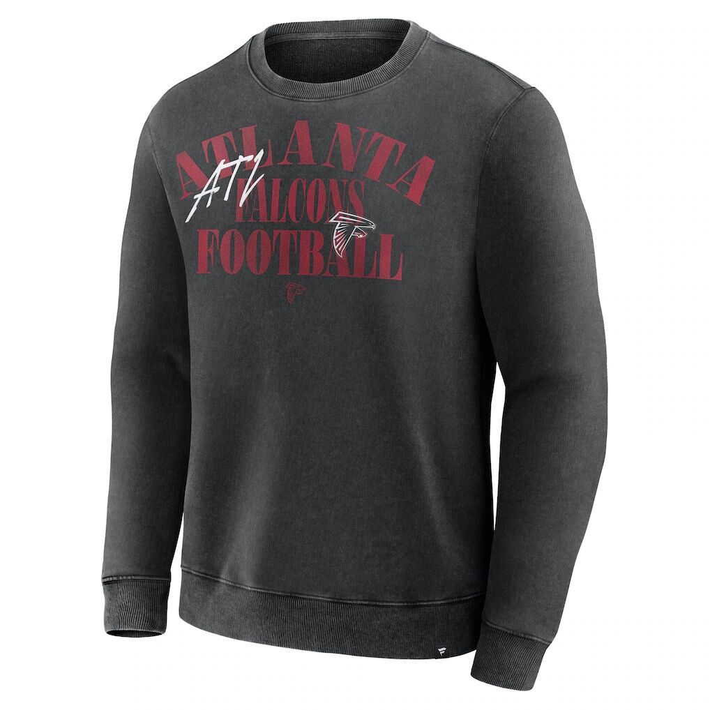 Atlanta Falcons Fashion7 Big & Tall Relaxed Halftime Lead Washed Sweatshirt