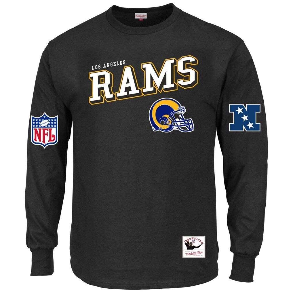 Los Angeles Rams Mitchell & Ness Big & Tall Training Camp Long Sleeve T-Shirt