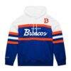 Denver Broncos Mitchell & Ness Big & Tall Head Coach Hoodie - - Front View