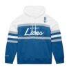 Detroit Lions Mitchell & Ness Big & Tall Head Coach Hoodie - - Front View