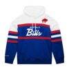Buffalo Bills Mitchell & Ness Big & Tall Head Coach Hoodie - - Front View