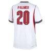Cole Palmer England National Team Nike 2026 Home Match Authentic Jersey - White - Detail View