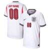 England National Team Nike Youth 2026 Home Stadium Replica Custom Jersey - White - Front View