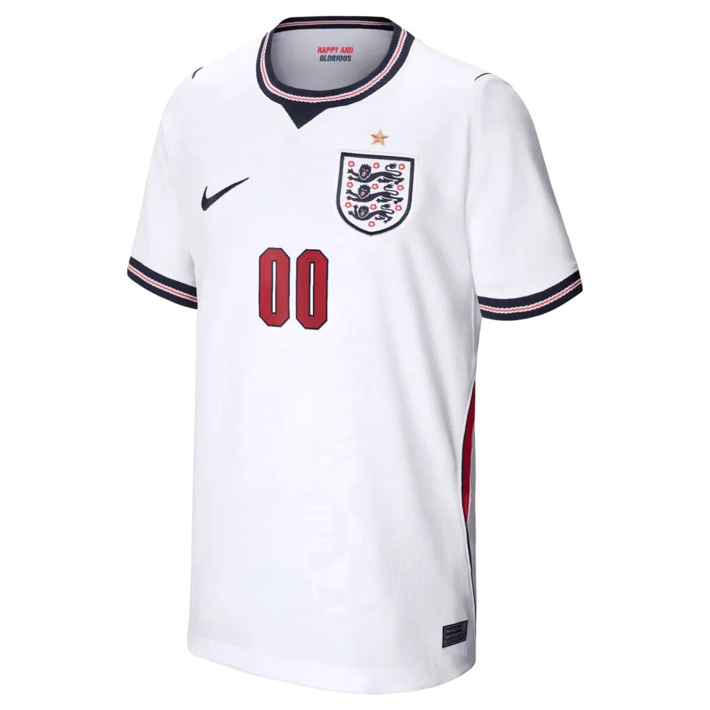 England National Team Nike Youth 2026 Home Stadium Replica Custom Jersey