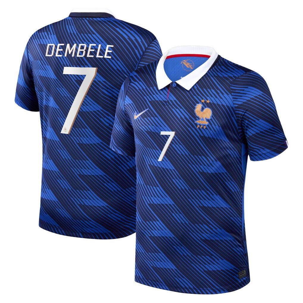 Ousmane Dembélé France National Team Nike 2026 Home Stadium Replica Jersey