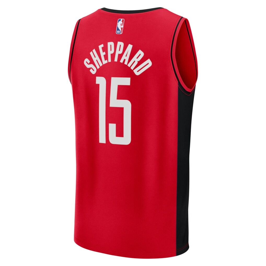 Reed Sheppard Houston Rockets Fashion7 Fast Break Replica Jersey - Icon Edition